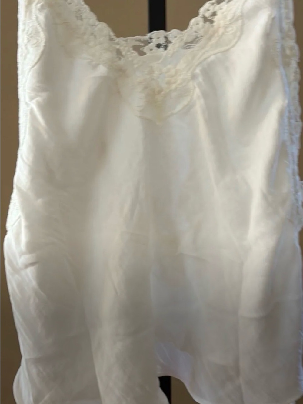 Free People- Someone Like You- Lace Trim- V-Neck- Camisole- Size XL- NWT - Picture 6 of 7